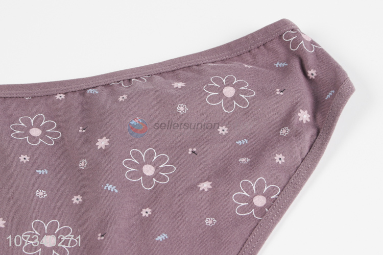 Custom Comfortable Briefs Breathable Underwear For Women