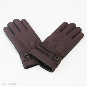 High quality men comfortable anti-slip winter outdoor gloves