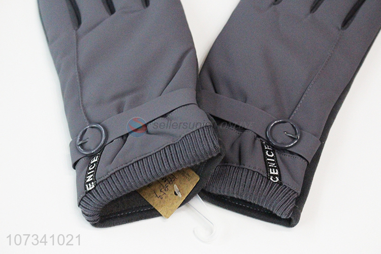 Good quality winter windproof anti-skid sports gloves for men