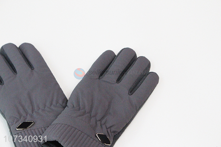 Hot selling men winter outdoor thickened windproof gloves