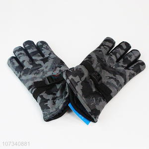 Superior quality men winter warm gloves outdoor thermal gloves