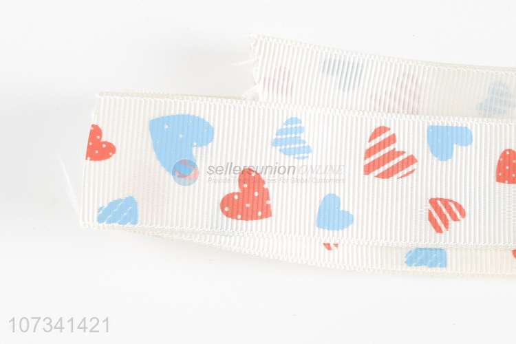 Good Sale Colorful Heart Pattern Clothing Decoration Ribbon