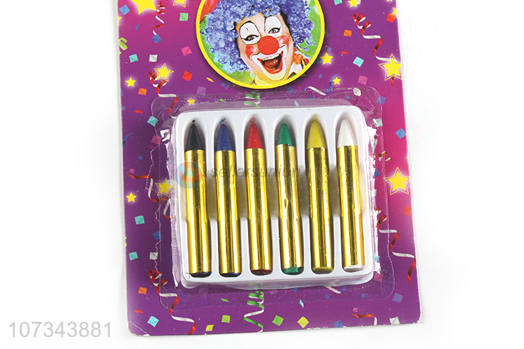 Reasonable Price Washable Face Paint Crayons Set Non Toxic 6 Colors Face And Body Paint