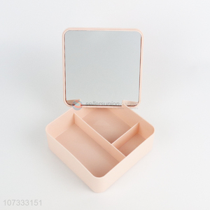 New Design Makeup Mirror With Jewelry Storage Box
