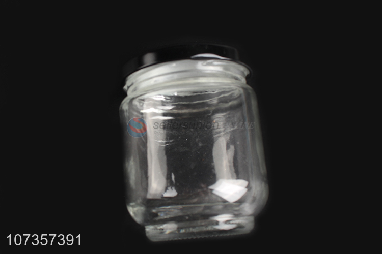 Wholesale popular kitchen tools clear airtight glass jar glass canister