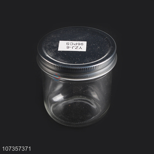 Wholesale popular clear mini airtight jam honey glass jar food container