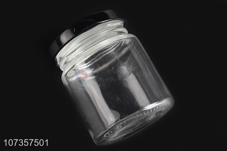 Professional supply kitchen tools clear airtight glass jar glass canister