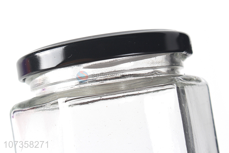 Popular products kitchen tools clear flower tea glass jar glass canister