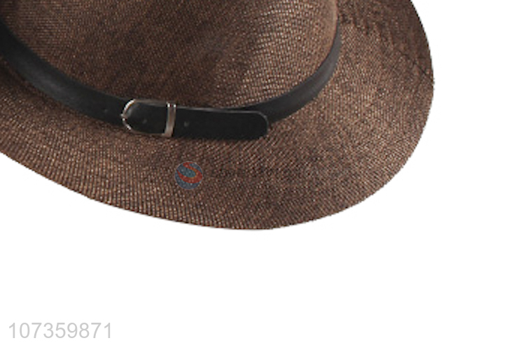Custom Comfortable Wide-Brimmed Billycock Fashion Fedora Hat