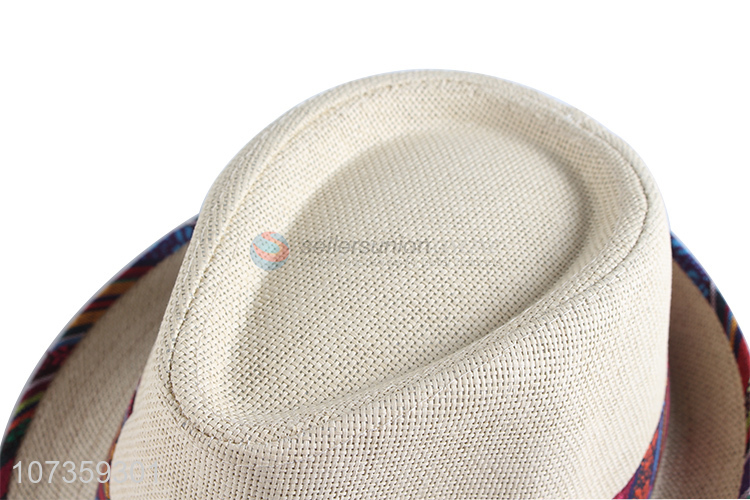 Good Quality Straw Fedora Hat Fashion Summer Hat