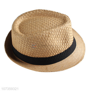 Fashion Style Summer Straw Hat Breathable Fedora Hat