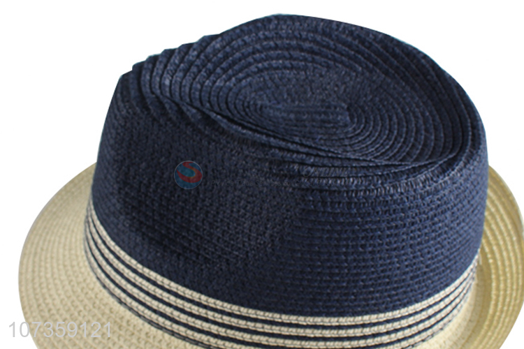 Cool Design Straw Fedora Hat Beach Sun Hat