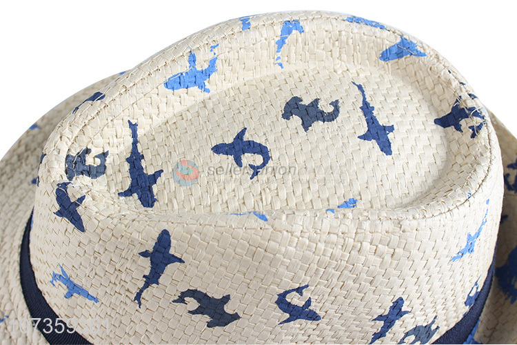 Best Selling Fish Pattern Fedora Hat Fashion Sun Hat