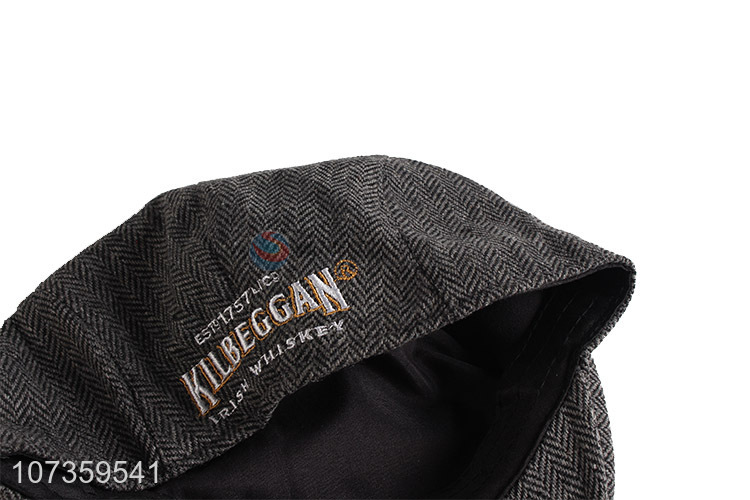 Good Quality Canvas Peaked Cap Winter Warm Hat