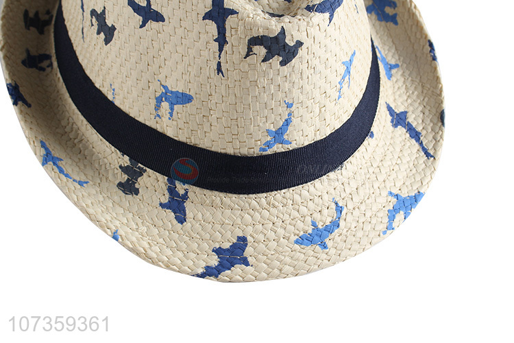Best Selling Fish Pattern Fedora Hat Fashion Sun Hat