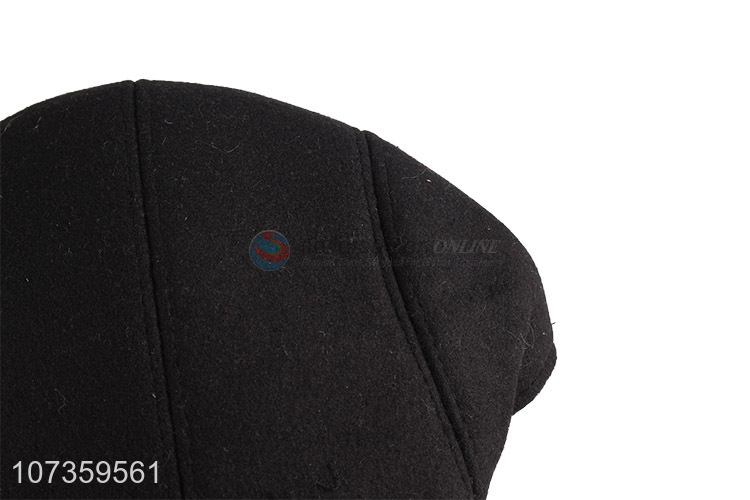 High Quality Comfortable Felt Peaked Cap Casual Hat