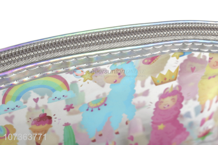 Suitable Price Waterproof Zipper Clear Cosmetic Bag Makeup Pouch