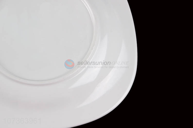 Hot Selling White Melamine Plates Fashion Dinner Plate