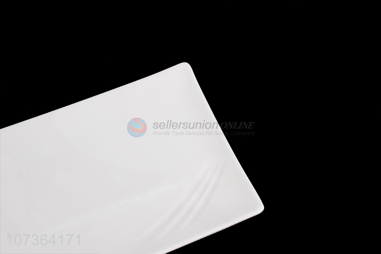 Modern Style White Melamine Plates Fashion Dinner Plate