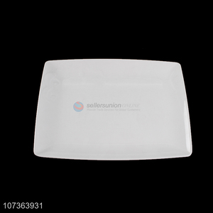 Custom Rectangle Melamine Plates White Dinner Plate