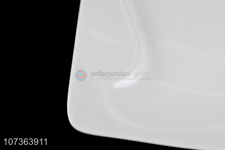 Unique Design White Melamine Plates Dinner Plate