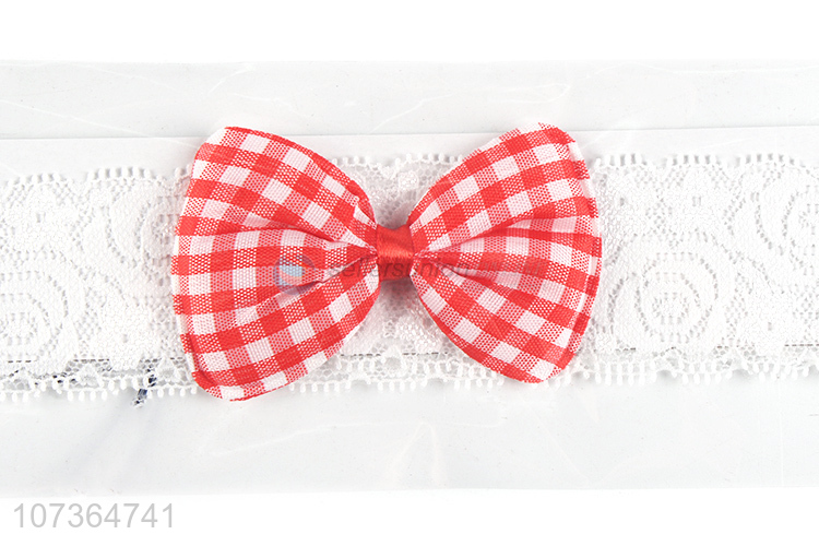 Wholesale Fashion Headwear Sweet Bowknot Hairbands Baby Girls Headbands