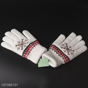 Best selling keep warm soft gloves for winter
