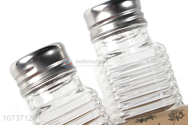 Wholesale Glass Pepper Salt Jar Pepper Shaker Seasoning Jar