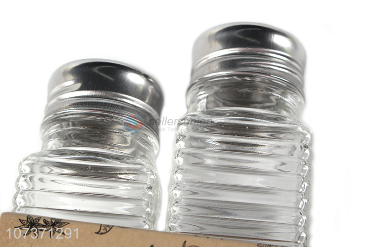 Wholesale Glass Pepper Salt Jar Pepper Shaker Seasoning Jar