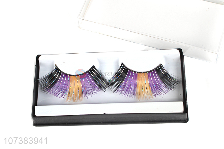 Hot Products Makeup Art Fashion Colored False Eyelash Set