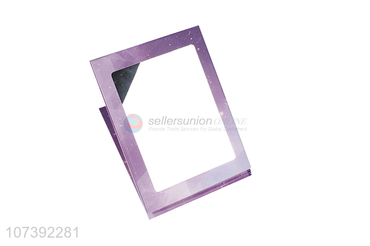New Selling Promotion Plastic Single Side Folding Pocket Mirror