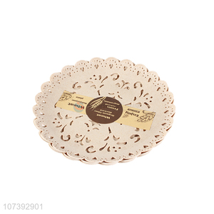 Best Price Food Grade Wheat Straw Fiber Tableware Dishes Fruit Food Plate
