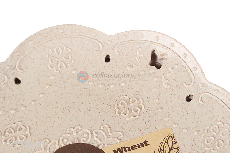 Wholesale Reusable Eco-Friendly Wheat Straw Plate Plastic Fruit Plate