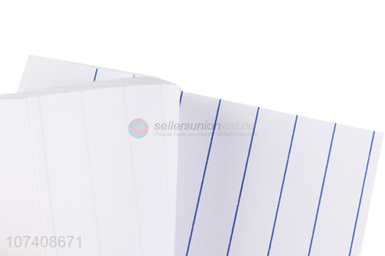 Wholesale cheap utility school stationery white lined paper sticky notes