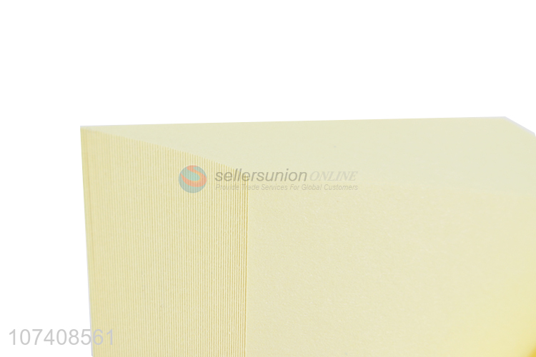 Factory price yellow rectangular paper sticky notes for school & office