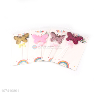 New arrival sequin butterfly cake topper party cake decoration