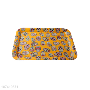 Factory supply plastic rectangular decorative tray plate