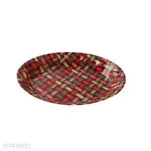 Wholesale cheap price round household decorative plate