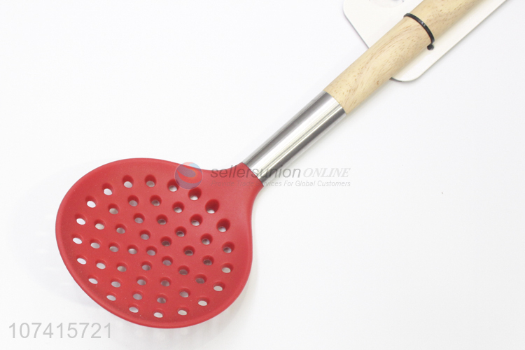 New Product Silicone Leakage Ladle Kitchen Strainer Spoon