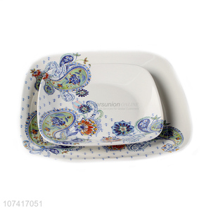 New Arrival Customize Printed Melamine Plate