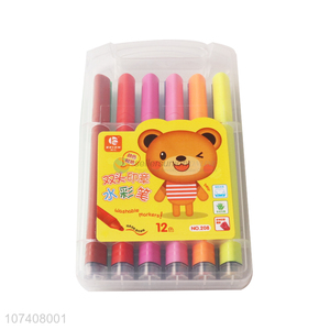 China <em>wholesale</em> 12pcs children stationery watercolor <em>pen</em>