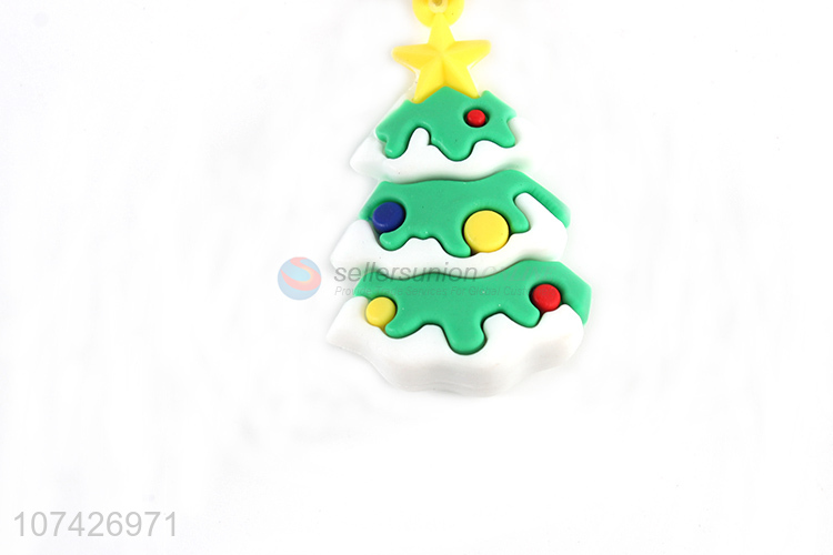 Hot Sale Colorful Christmas Tree Keychain Fashion Key Ring