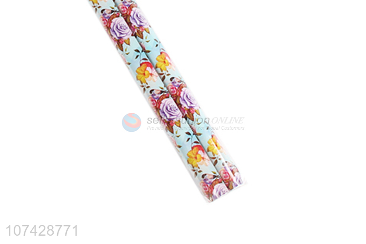 Popular Color Printing Gift Packing Wrapping Paper Roll Set