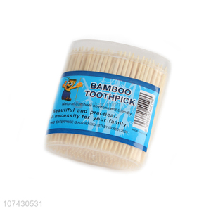 Premium Quality 200Pcs Disposable Natural Bamboo Toothpicks For Sale