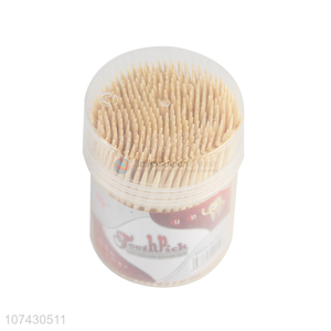 Wholesale Price Natural Bamboo Material 380Pcs Disposable Toothpicks