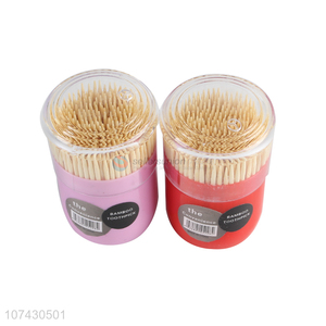 Factory Promotional 300Pcs Disposable Natural Bamboo Toothpicks