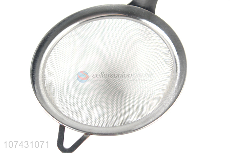 High Quality Stainless Steel Mesh Tea Strainer With Bamboo Handle