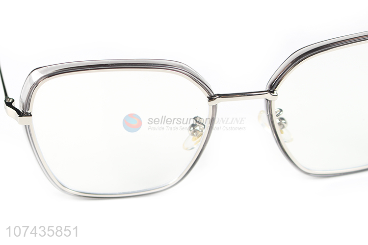 Good market optical eyewear frame anti blue-ray metal glasses