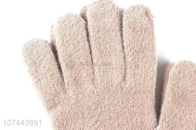 Good Quality Five Finger Glove Winter Warm Gloves