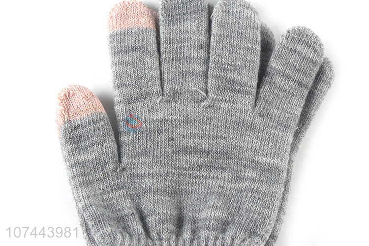 New Arrival Winter Warm Gloves Soft Five-Finger Gloves